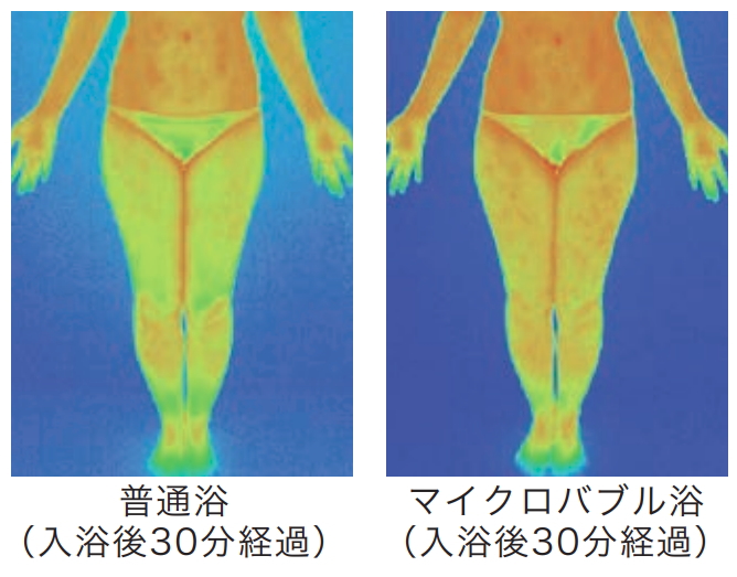 湯上がり後もポカポカ